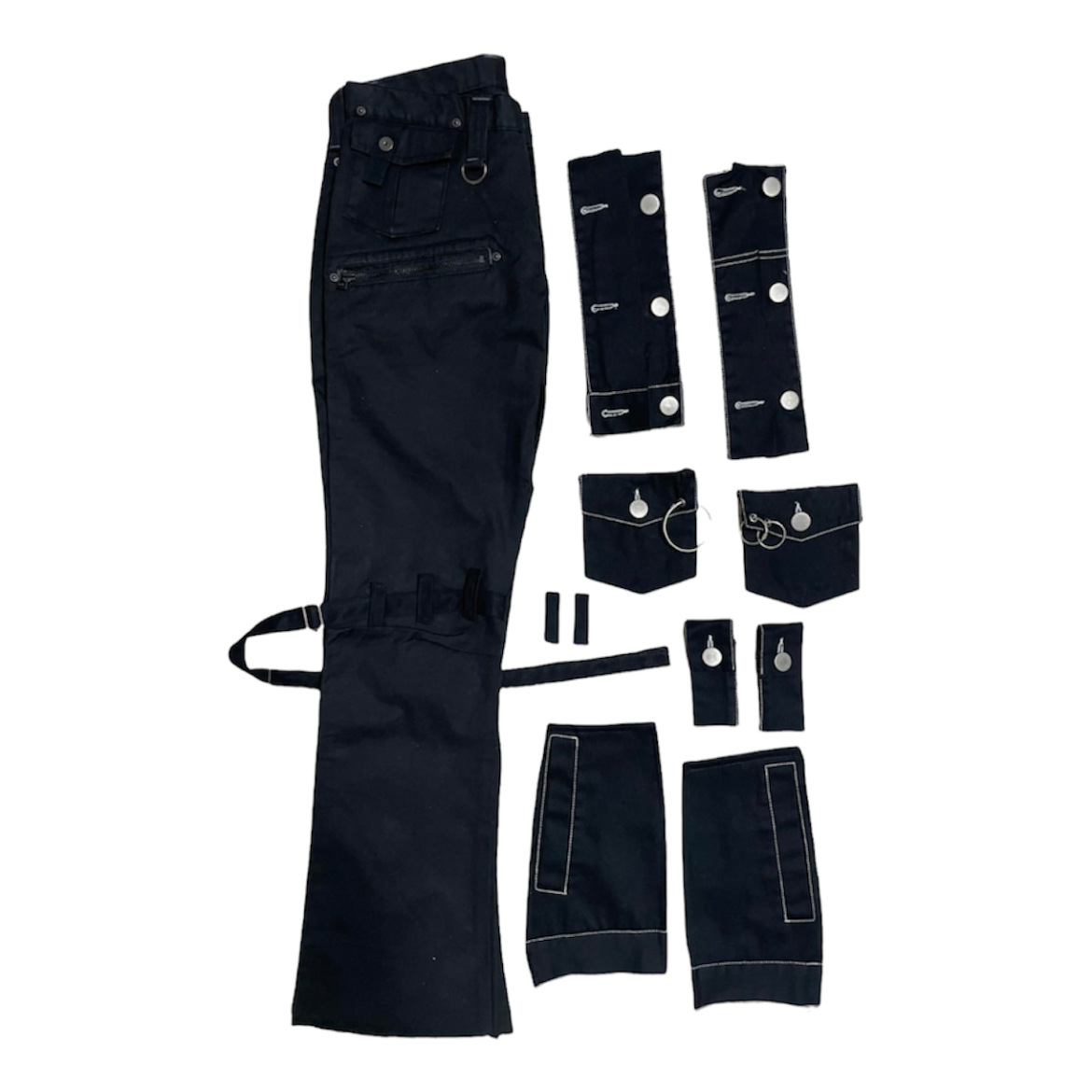 パンツ archive NICOLE bondage flare cargo pants Avant Garde × If Six Was Nine × Streetwear Deorart Bondage
