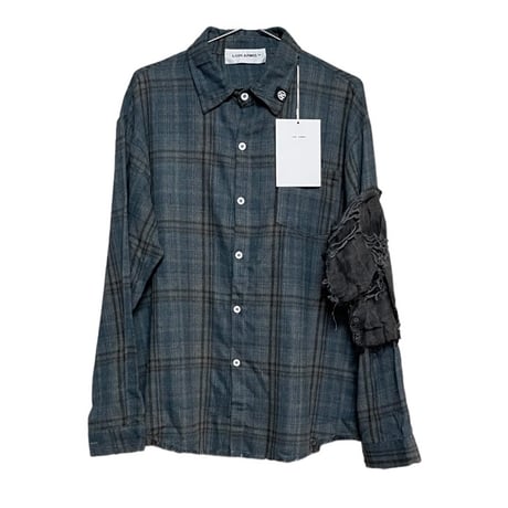 GRUNGE ARMBANDS FLANNEL SHIRT