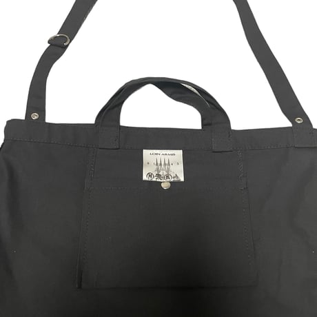 23SS Reversible 2way wappen tote bag