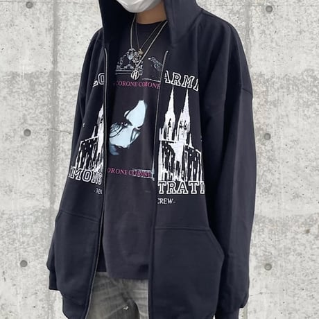 Ruined castle logocharm hoodie ver2.0