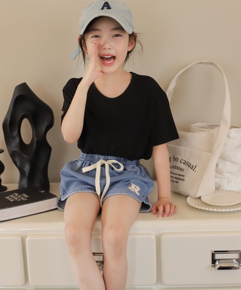 90-160cm】クーリッシュ ソフトデニム ショートパンツ | UNIDRE baby＆kids