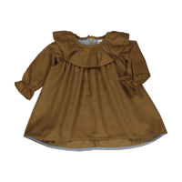 LOIR paris 】Romper NINE - Brown Velvet（12M,18