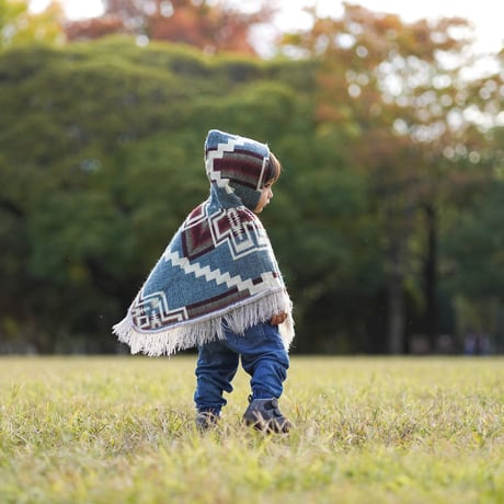 【The Little Poncho】CRUZ CIELO (0-2T)
