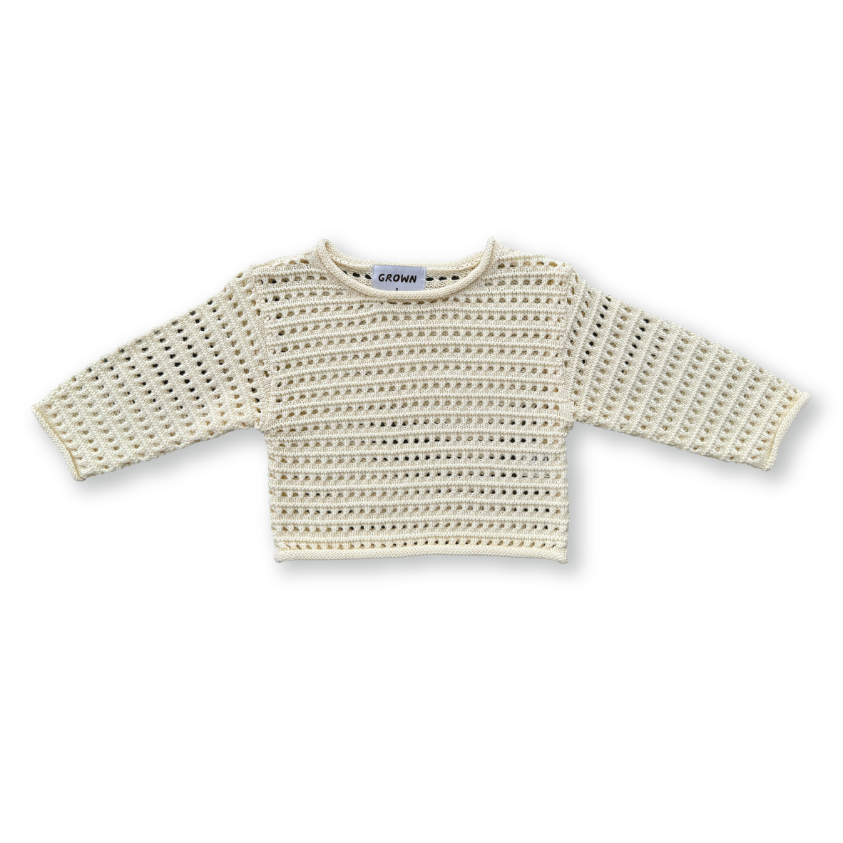【GROWN】Summer Knit Pull Over - Milk | Mellow Co...