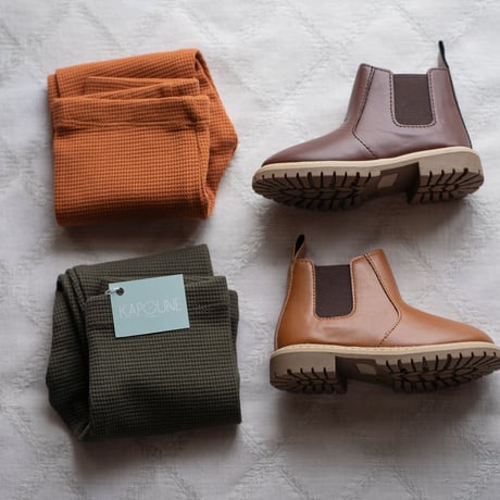 【 KAPOUNE 】Baby and Child Leggings Khaki