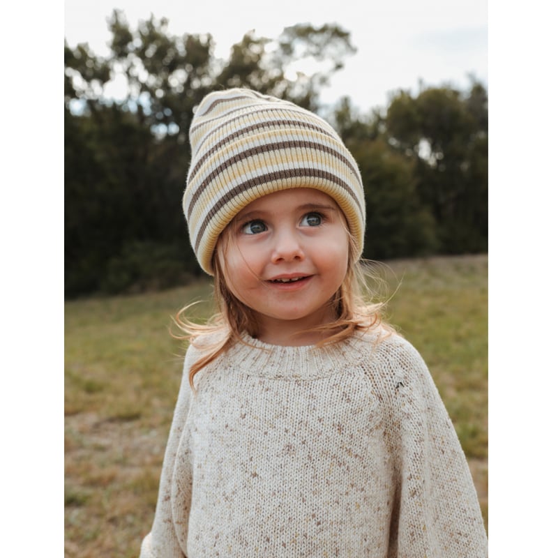 GROWN】Organic Funfetti Raglan Pull Over - Spli