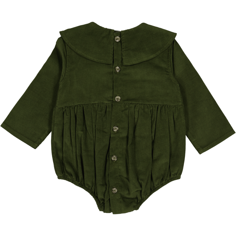 LOIR paris 】Romper Coco - Green Velvet（12M,18