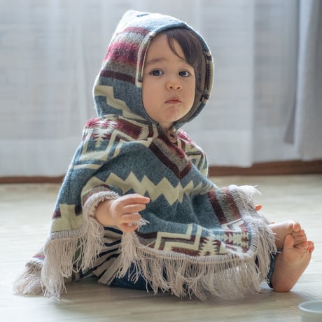 【The Little Poncho】CRUZ CIELO (0-2T)