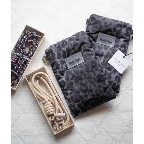 【 Studio Noos 】Antra Leopard Phone Bag + Phone Cord