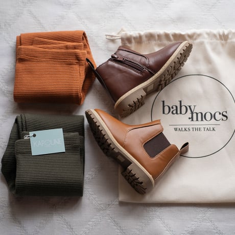 【 KAPOUNE 】Baby and Child Leggings Khaki