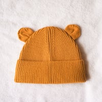 【 LIEWOOD】くま耳ニット帽 マスタード Gina Beanie - Mustard