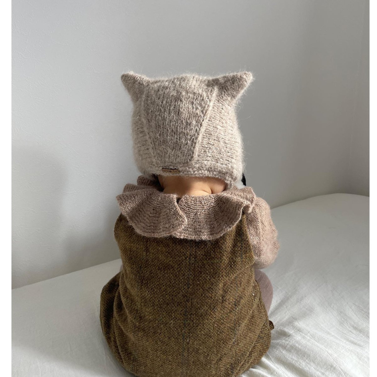 【新品未使用】pixie hat / kitty hat / 6-12m PIXIE HAT】KITTY HAT - light beige | Mellow Cot