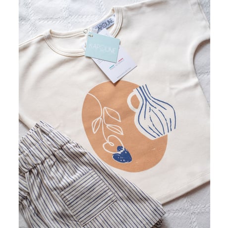 【 KAPOUNE 】BABY AND CHILD T-SHIRT FALL IN LOVE