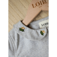 LOIR PARISロンパース LOIR paris 】Romper NINE - Brown Velvet（12M,18