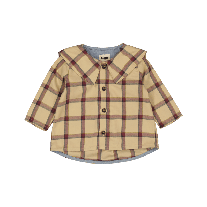 LOIR paris 】Shirt Lorette Tartan（18M,24M,36M,