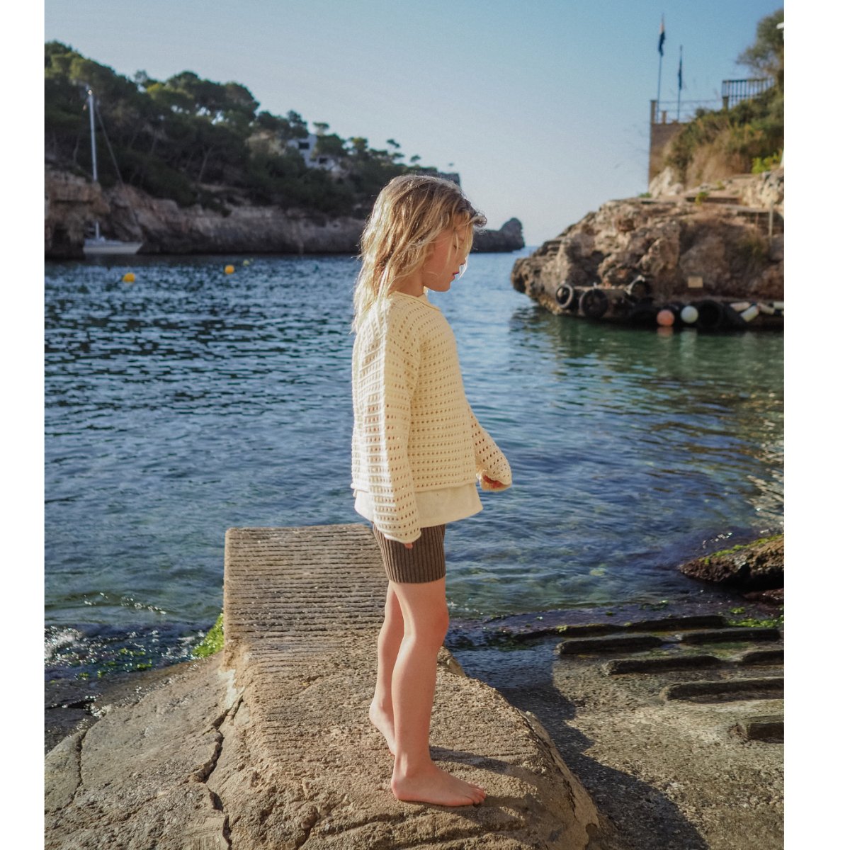 【GROWN】Summer Knit Pull Over - Milk | Mellow Co...