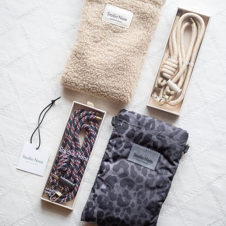 【 Studio Noos 】Antra Leopard Phone Bag + Phone Cord
