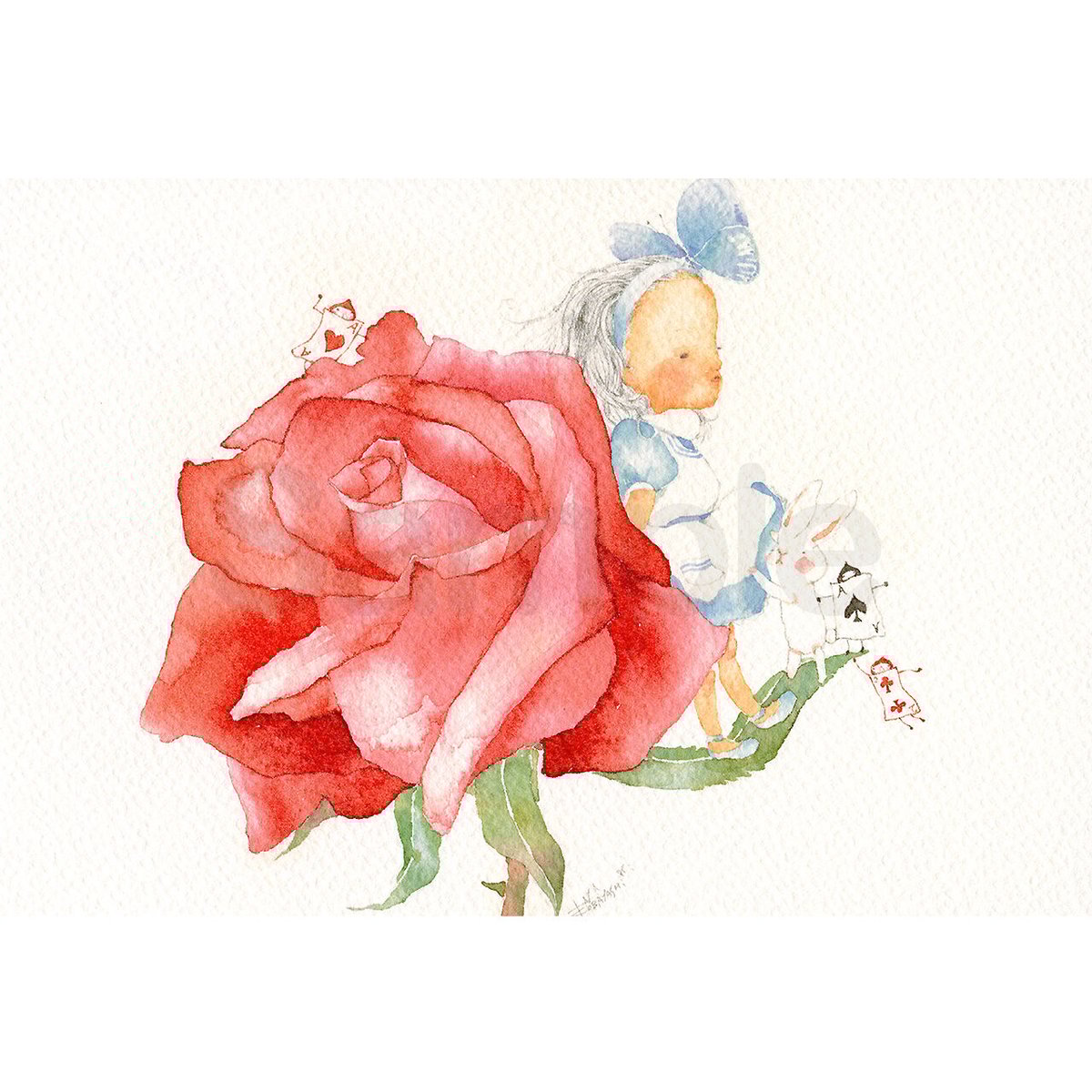 ハートバラ　F6 原画 ハートバラ F6 原画 【公式通販】