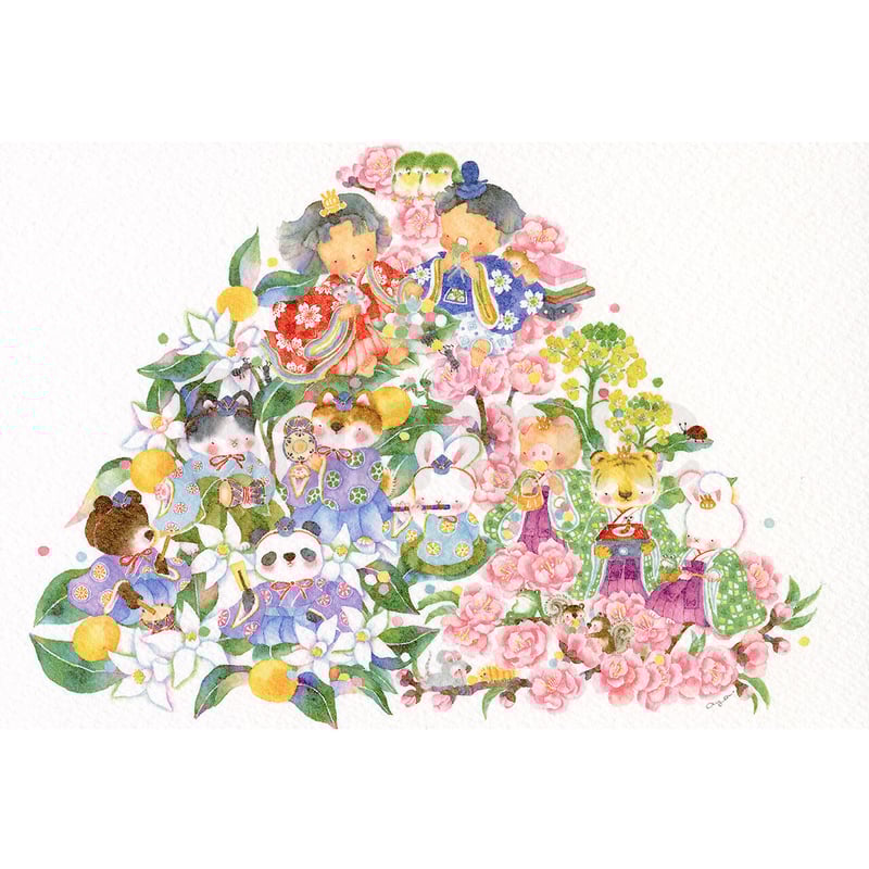 ひな祭り色紙セット ひなまつり おりがみせっと 都 | おりがみ屋さんドットコム