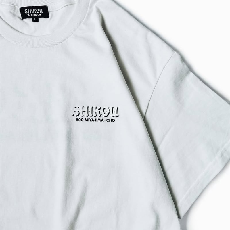 800SHIKOU TEE/WHITE | SHIKOU