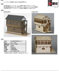 HOゲージサイズ 木造信号所組立キット