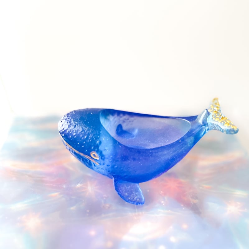 ☆9/27 21:00〜 抽選販売☆クジラのカラフル小物入れ【ブルー】 | irohaya.