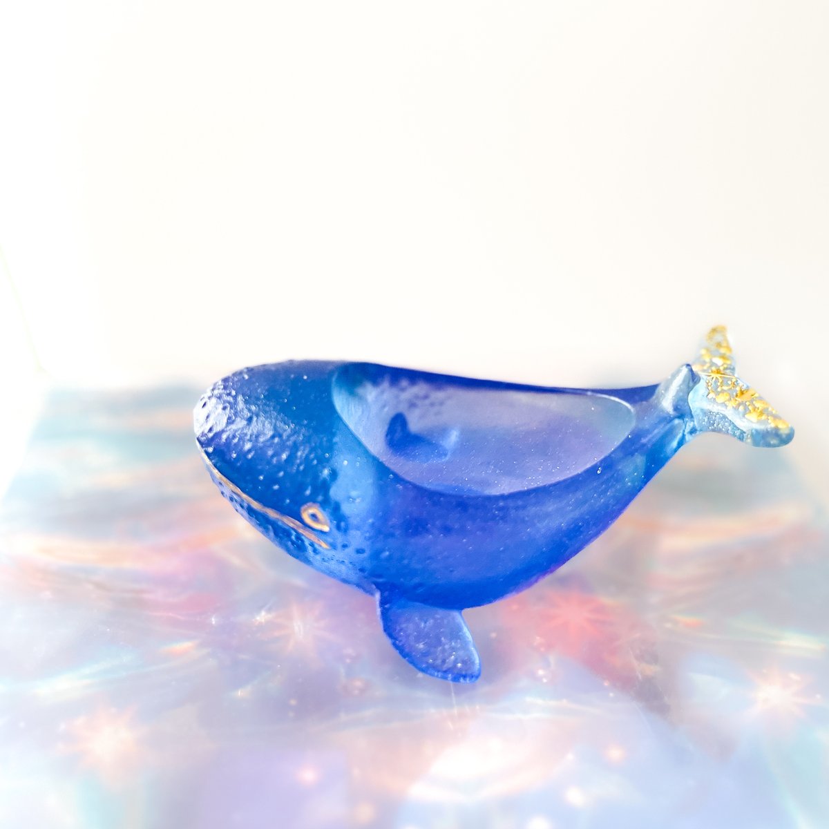 ☆9/27 21:00〜 抽選販売☆クジラのカラフル小物入れ【ブルー】 | irohaya.