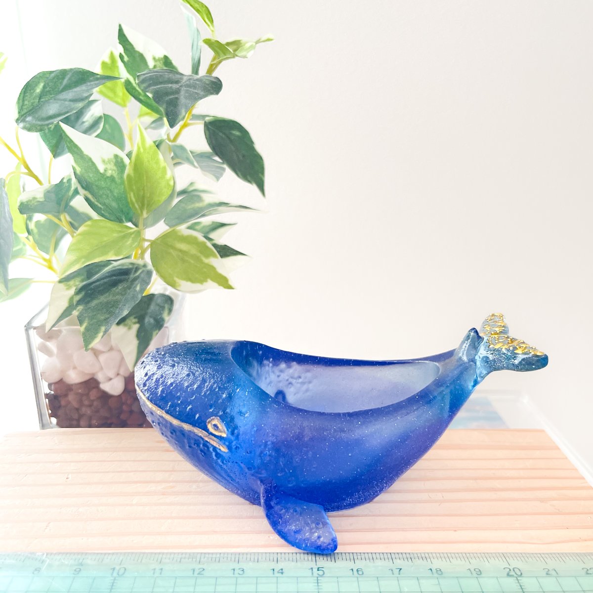 ☆9/27 21:00〜 抽選販売☆クジラのカラフル小物入れ【ブルー】 | irohaya.