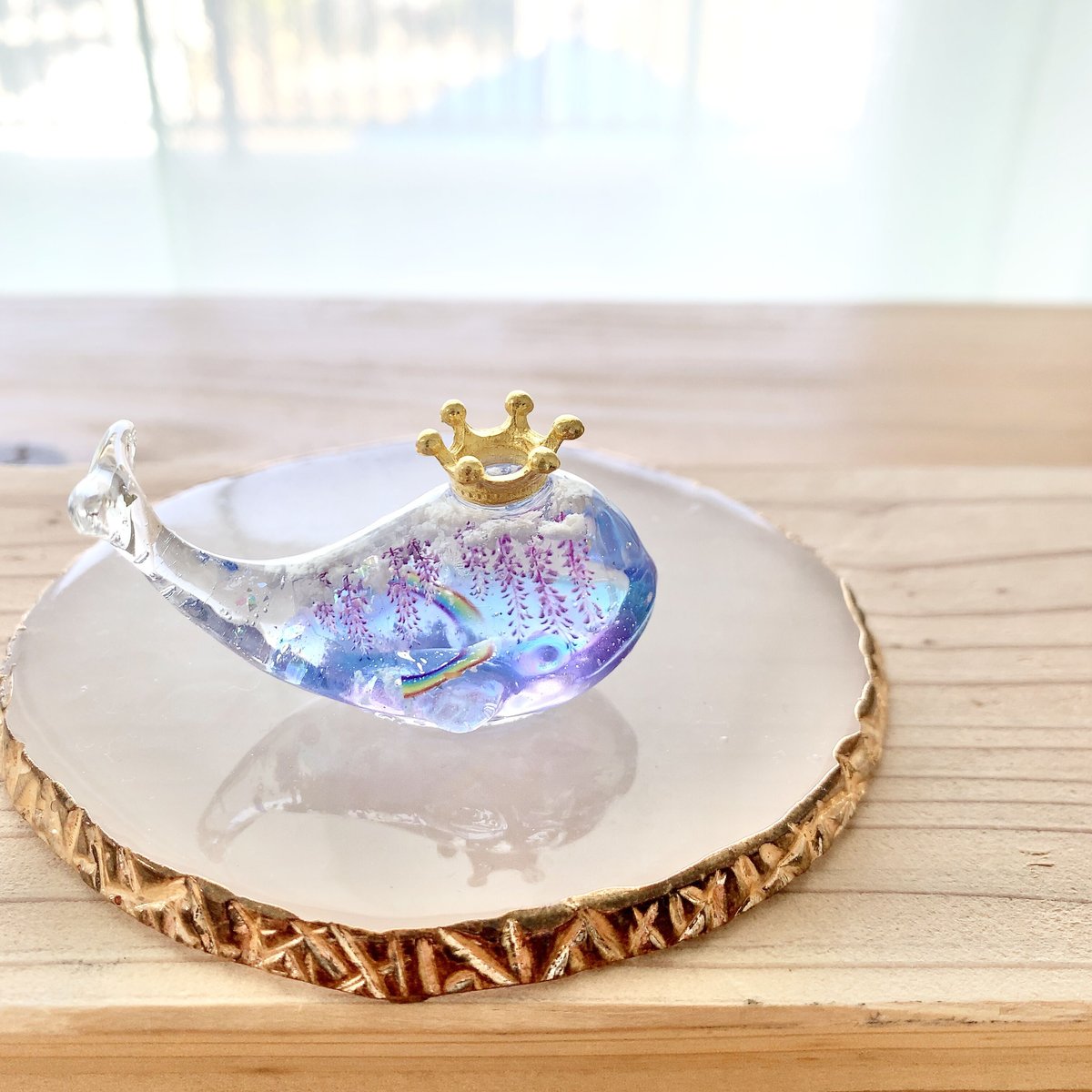 コレクション品　一点限り　ウラシク　12枚 潤う手乗りクジラ〜時を刻むクラゲと青の雫世界〜 | irohaya.