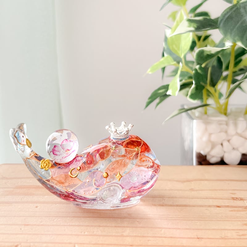 ☆12/19 21:00〜抽選販売☆【潤う手のひらクジラ】〜鶴が羽ばたく光の