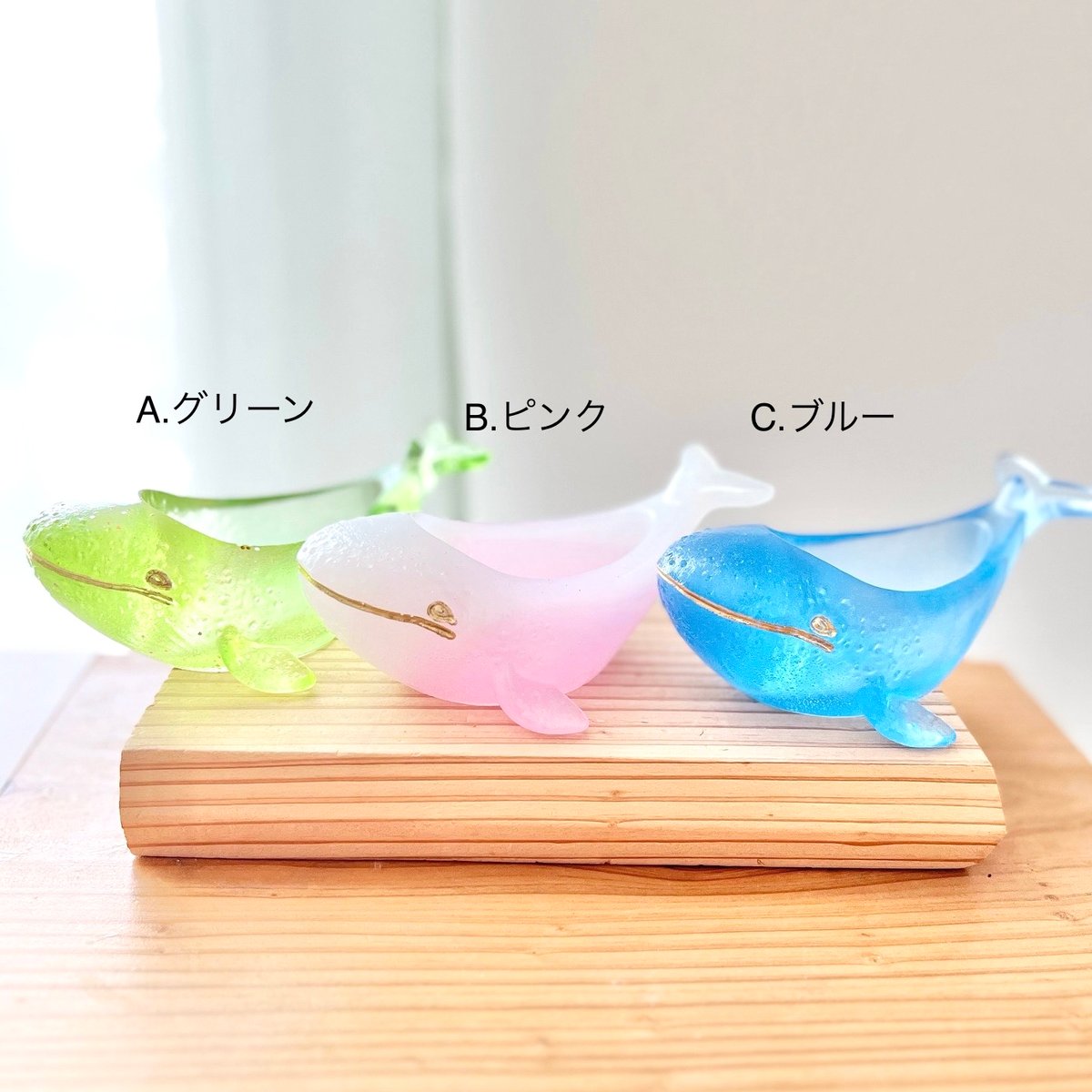 バカラ】ブルーの親子クジラ の置物 ☆美品☆ バカラ】ブルーの親子