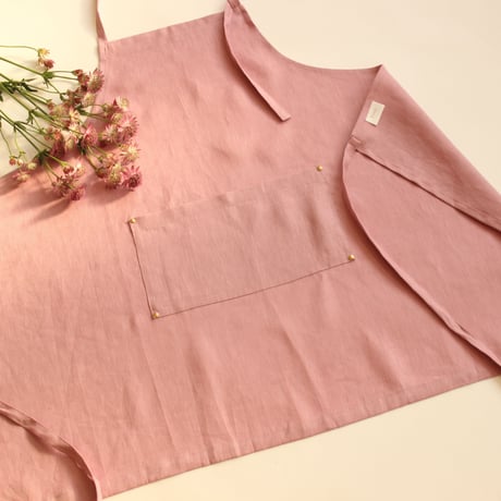 【Standard apron】smoky pink