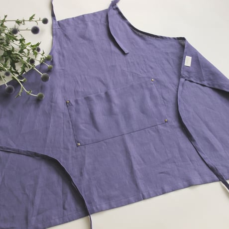 【Standard apron】Blue purple
