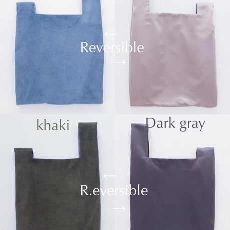【Reversible knot  bag】4 color  Small,Large