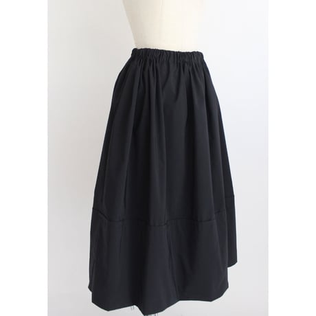 【Gather volume skirt】Black