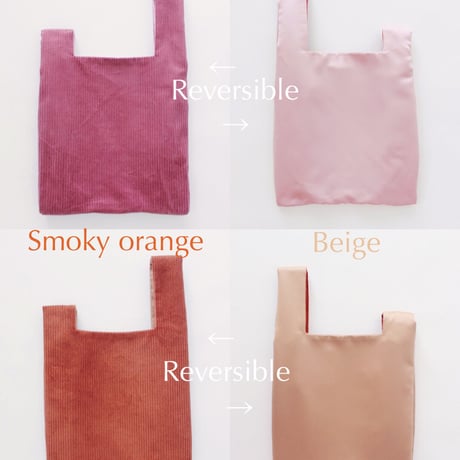 【Reversible knot  bag】4 color  Small,Large