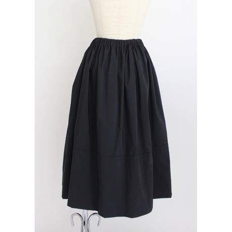 【Gather volume skirt】Black
