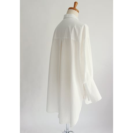 【Over size shirt】white