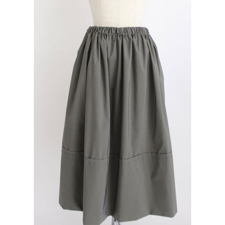 【Gather volume skirt】Khaki