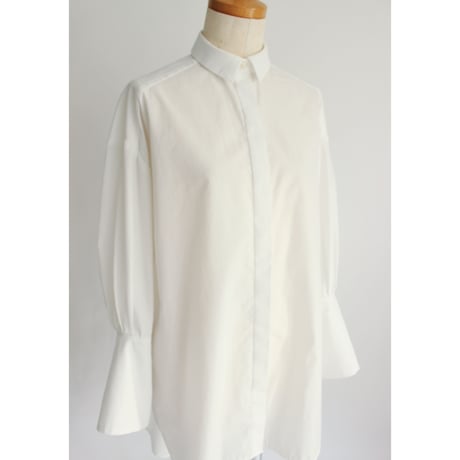 【Over size shirt】white