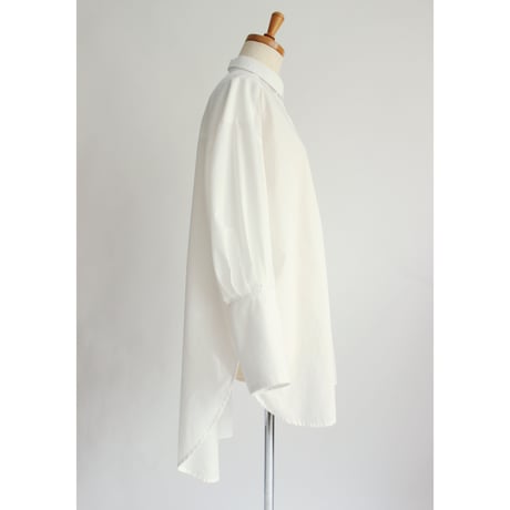 【Over size shirt】white