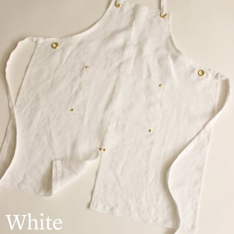 【Eyelet switching  kids apron】L size