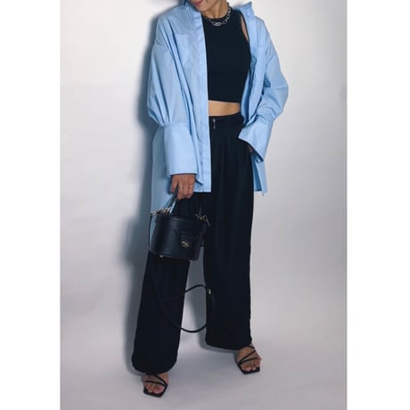 【Over size shirt】Light blue