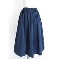 【Gather volume skirt】Navy