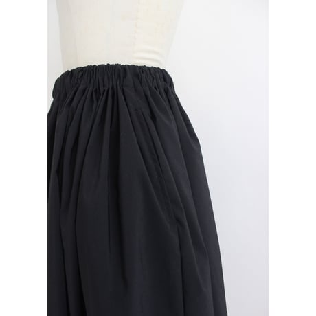 【Gather volume skirt】Black