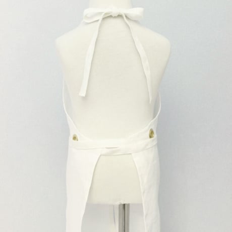 【Eyelet switching  kids apron】S size