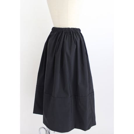 【Gather volume skirt】Black