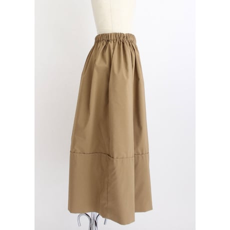 【Gather volume skirt】Beige