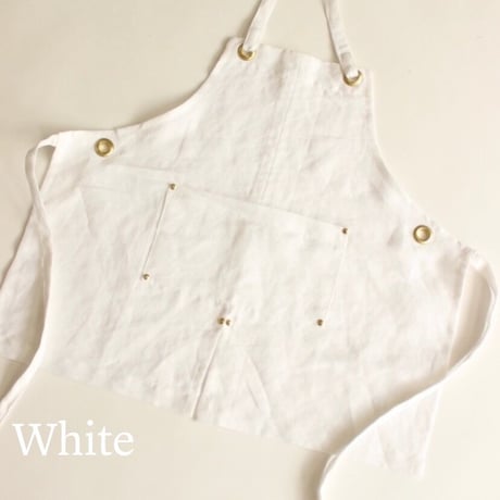 【Eyelet switching  kids apron】S size