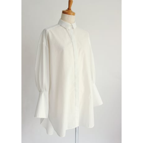 【Over size shirt】white